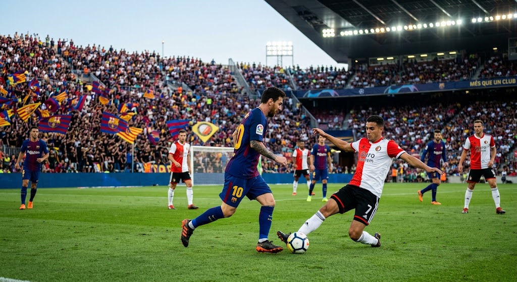 Barcelona – Feyenoord: Raphinha firma un doblete y los culés arrancan la Champions con una manita bajo la tormenta