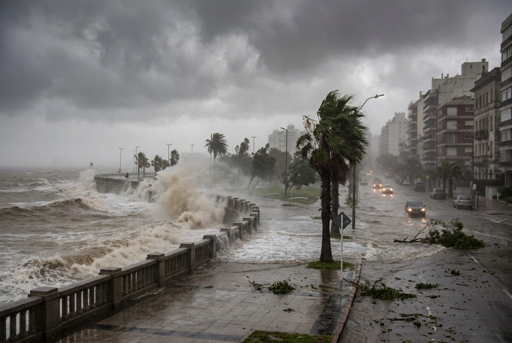El Niño en Uruguay: crece el río Uruguay, hay evacuados en Salto y Paysandú y Inumet prevé más lluvias