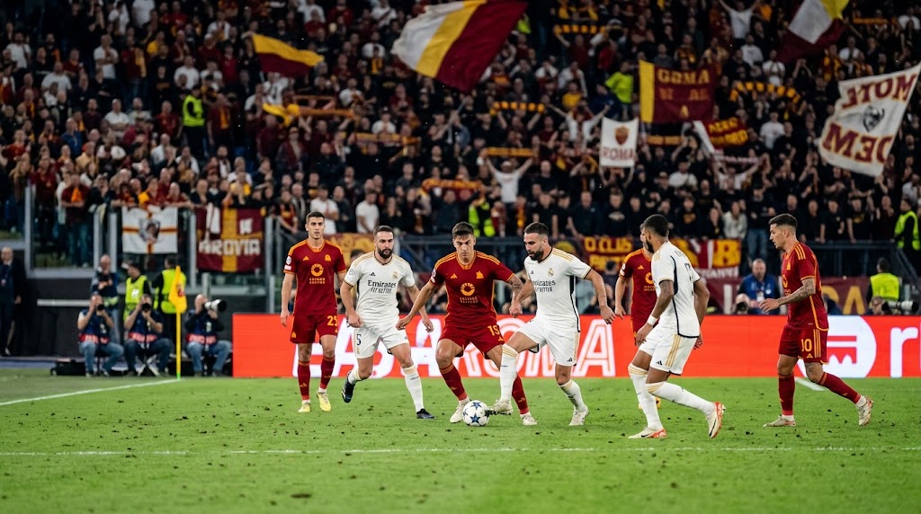Roma – Real Madrid: Mbappé y De Roon empatan el pulso en el Olimpico (1-1 al descanso)